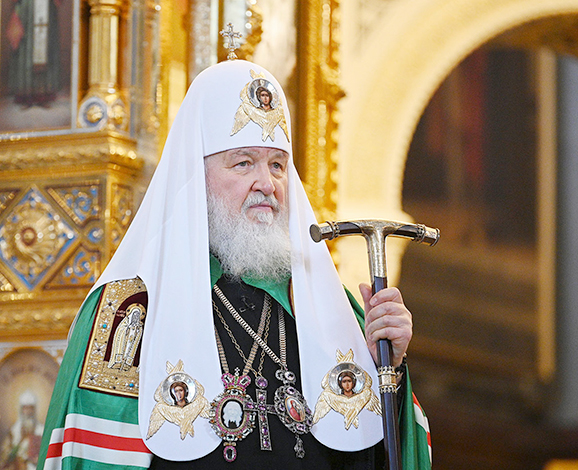 Патриарх Кирилл в 2021 году