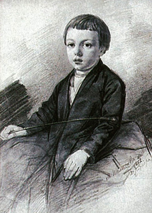 Василий Поленов в детстве