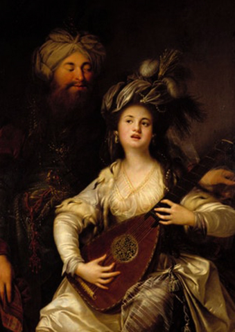 «Роксолана и султан». Картина 1780 г.
