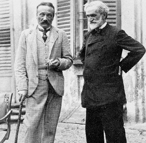 С Арриго Бойто в 1893 г.