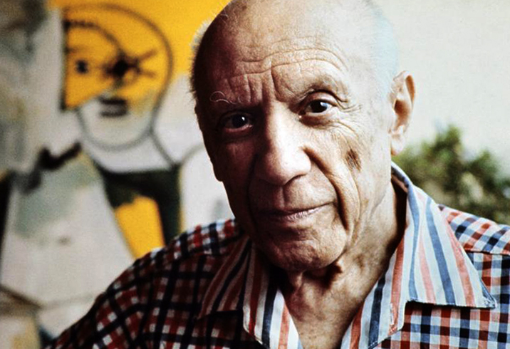 Пабло Пикассо в старости