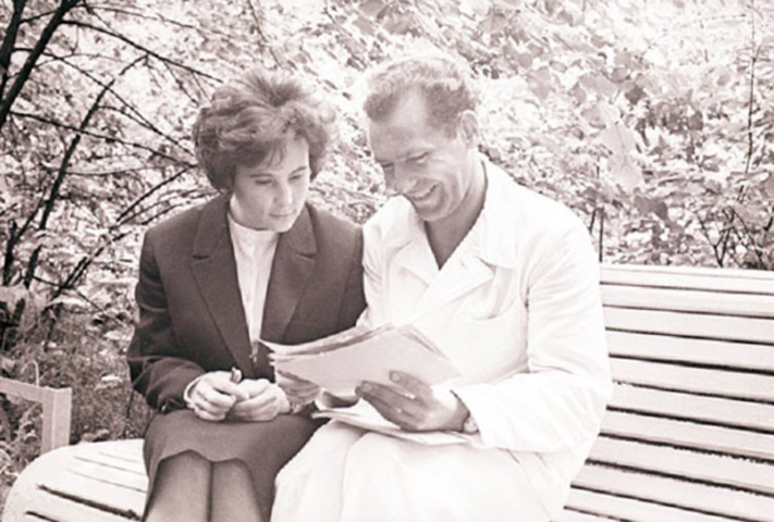 С женой Тамарой (1960)