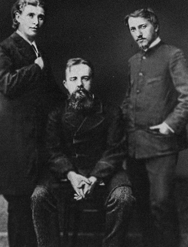 Врубель, Дервиз и Серов (1883)