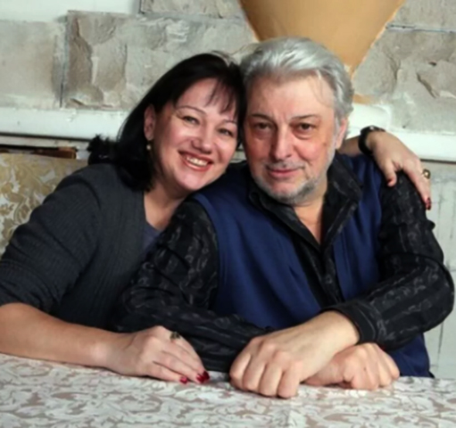 С женой Ириной