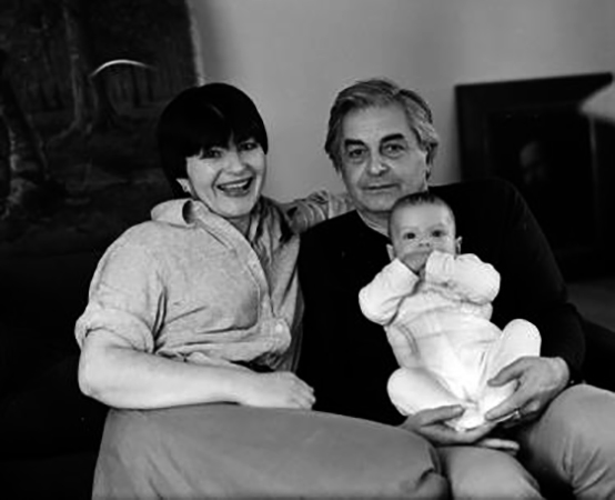 С Каталин Кунц и сыном Петром