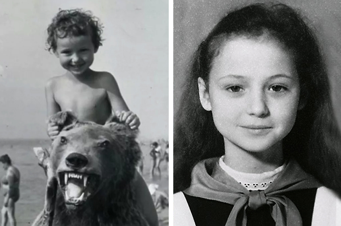 Елена Захарова в детстве