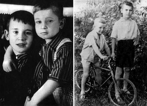 Игорь Тальков в детстве с братом