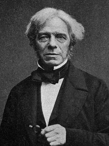 Майкл Фарадей в 1861 г.