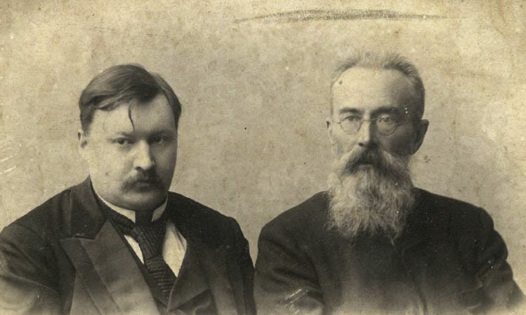 Александр Глазунов и Николай Римский-Корсаков (1905)