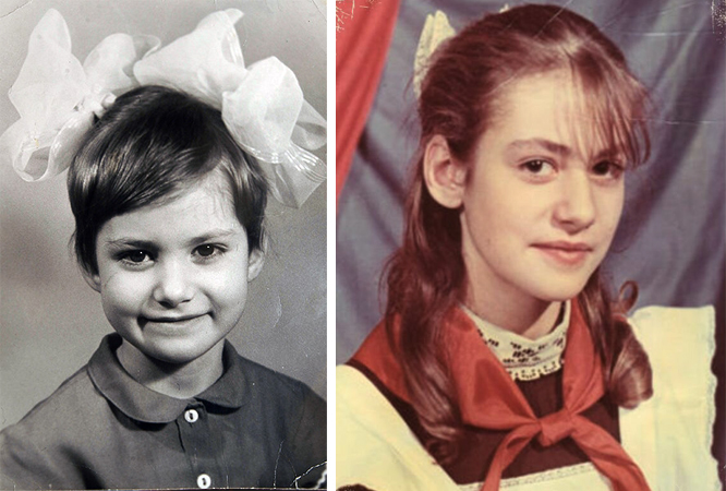 Анна Ковальчук в детстве