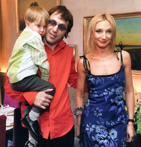С Кристиной Орбакайте и сыном Дени