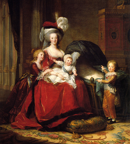 Портрет Марии-Антуанетты и трех ее оставшихся в живых детей (Виже-Лебрен, 1787)