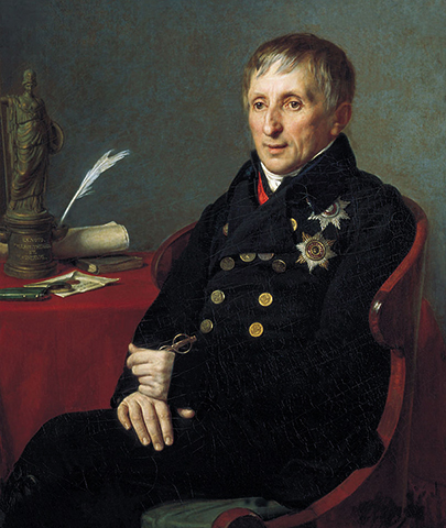 Алексей Николаевич Оленин. Портрет 1824 г.