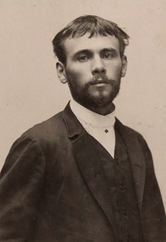 Густав Климт в 1887 г.