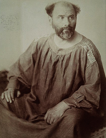 Густав Климт в 1914 г.
