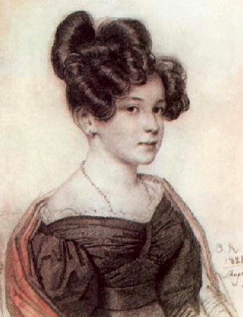 Анна Оленина. Портрет О. А. Кипренского (1828)