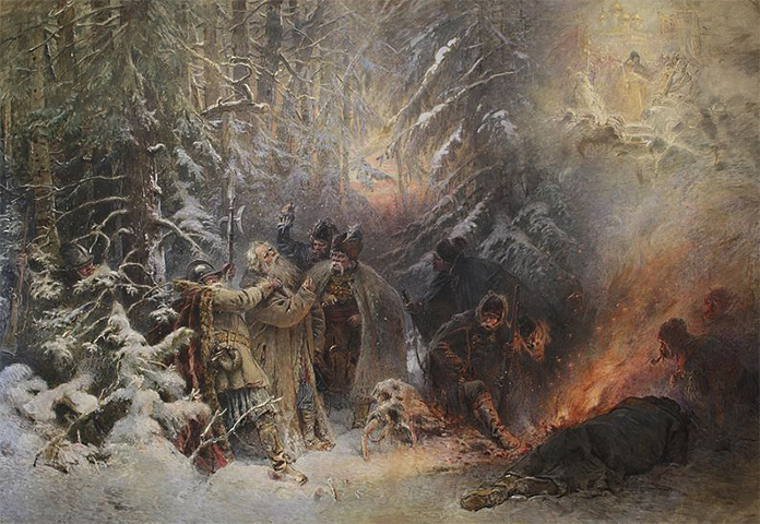 Иван Сусанин. худ. К. Маковский (1914)