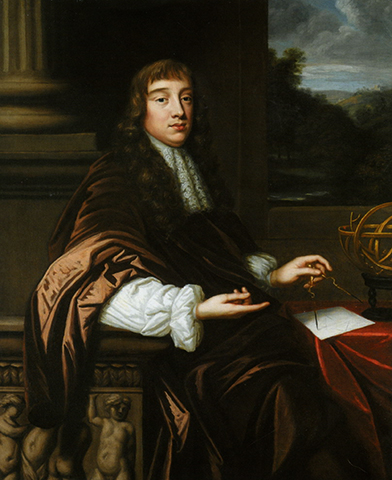 Портрет 1680 года, предположительно Гука