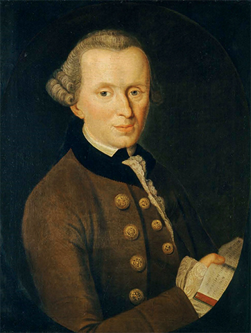 Иммануил Кант (худ. И.Г. Беккер, 1768 г.)