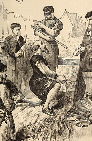 Казнь Томаса Мора (иллюстрация 1870 г.)