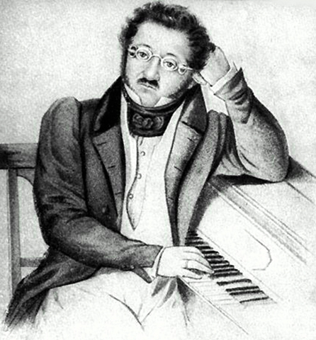 Александр Алябьев за пианино
