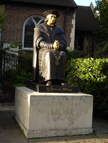 Статуя Томаса Мора, Старая церковь Челси