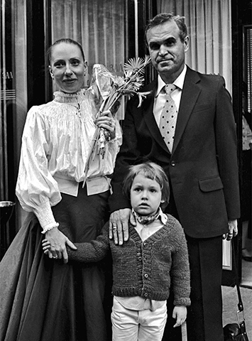 С женой Инной и сыном Иваном