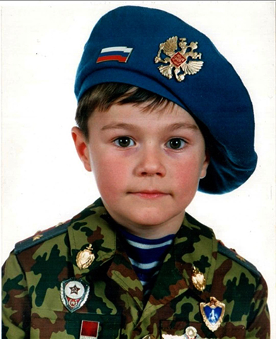 Олег Гаас в детстве