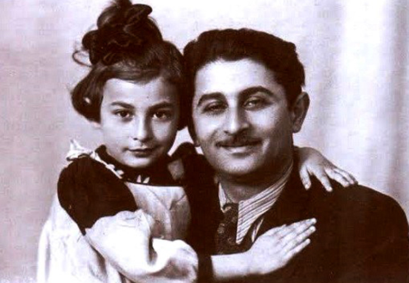 С дочерью Галиной (1951)