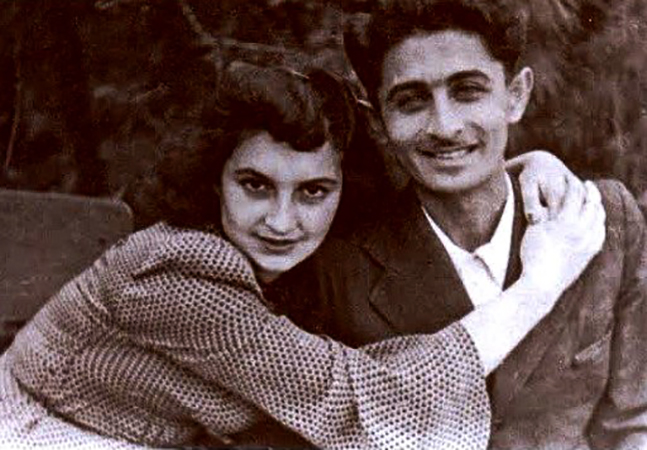 С первой женой Соней (1944)