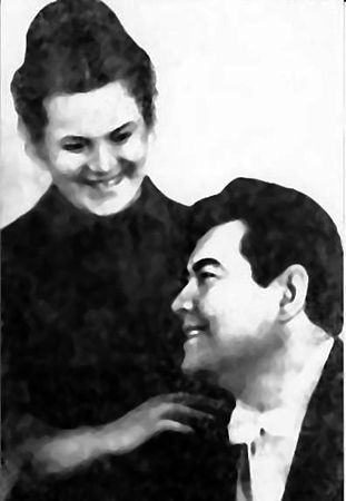 С первой женой Надеждой Петровной