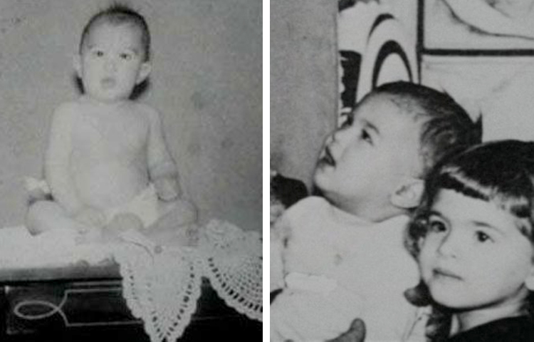 Стивен Сигал в раннем детстве (справа с сестрой)