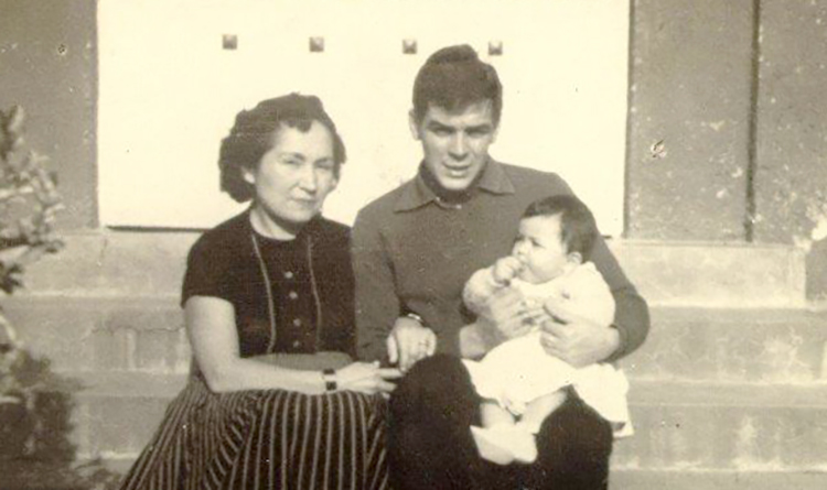С первой женой Ильдой и дочерью Беатрис