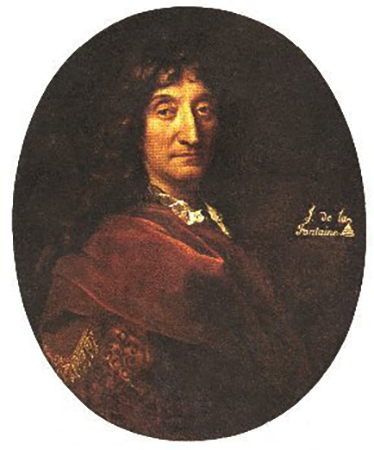 Портрет Лафонтена, худ. Франсуа де Трой