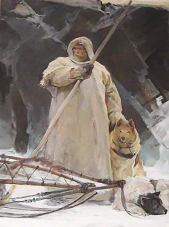 Семен Челюскин во время одной из экспедиций