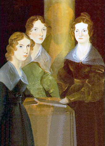 Картина трех сестер Бронте, слева направо: Энн, Эмили, Шарлотта. Худ. Бранвелл Бронте