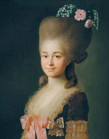 Екатерина Нелидова. Портрет 1770-ых