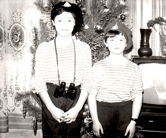 Евгений Кунгуров (слева) в детстве