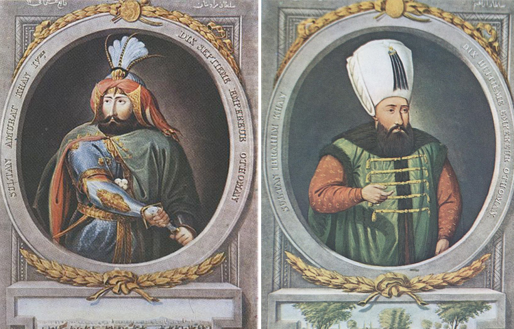 Сыновья — Мурад IV и Ибрагим I