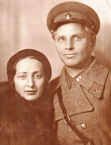 Степан Щипачев и Елена Златова