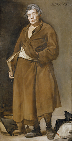 Портрет Эзопа работы Веласкеса в Прадо