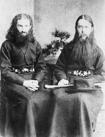 Иеромонах Андроник Никольский и архимандрит Сергий Страгородский в Японии в 1898 году