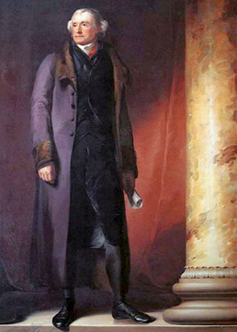 Томас Джефферсон в 78 лет. Портрет Томаса Салли, 1821 год.