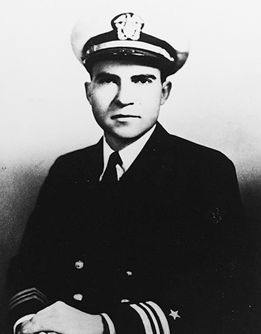 Капитан-лейтенант Ричард Никсон, ВМС США (около 1945 г.)