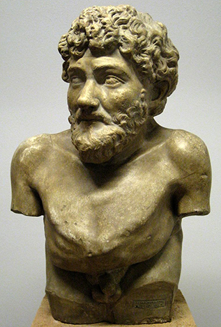 Статуя Эзопа, из коллекции произведений искусства Вилла Альбани, Рим