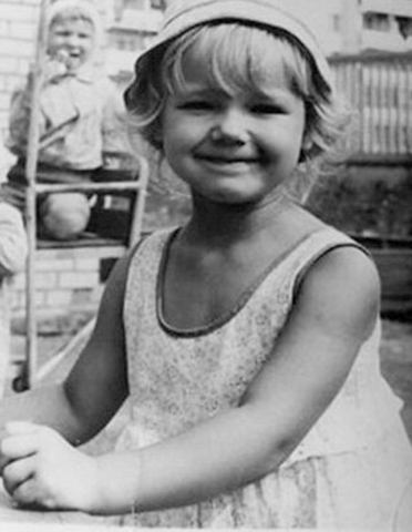 Наталия Солдатова в детстве