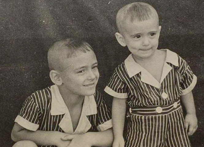 Юрий Башмет (справа) в детстве со старшем братом