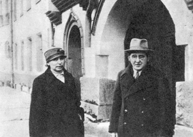 Яков Перельман и Анна Давидовна (жена). 1941 г.