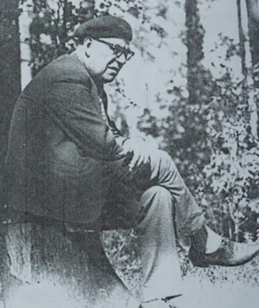 Николай Рыленков в парке над озером Сапшо (1968)