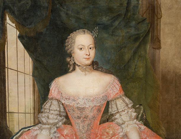 Жена — герцогиня Бенигна Готлиба Бирон